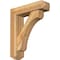 Ekena Millwork Legacy Craftsman Rough Sawn Bracket w/ Offset Brace, Western Red Cedar, 6"W x 22"D x 26"H BKT0604X22X26LEC04RWR - alternate 1
